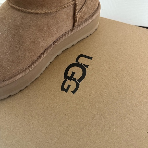Uggs kids classic mini platform chestnut - Picture 7 of 7